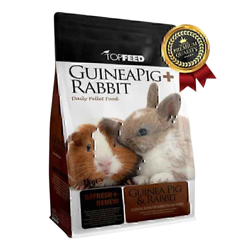 غذای خشک خرگوش و خوکچه هندی تاپ فید مدل GuineaPig & Rabbit وزن 1 کیلوگرم