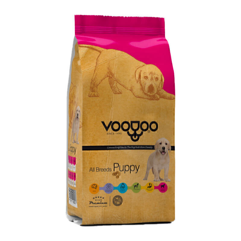 غذای خشک توله سگ وودو VooDoo Puppy وزن 10 کیلوگرم