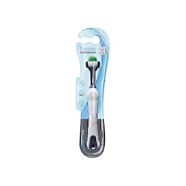 مسواک سه طرفه سگ و گربه ام پت M-Pets 3-Headed ToothBrush