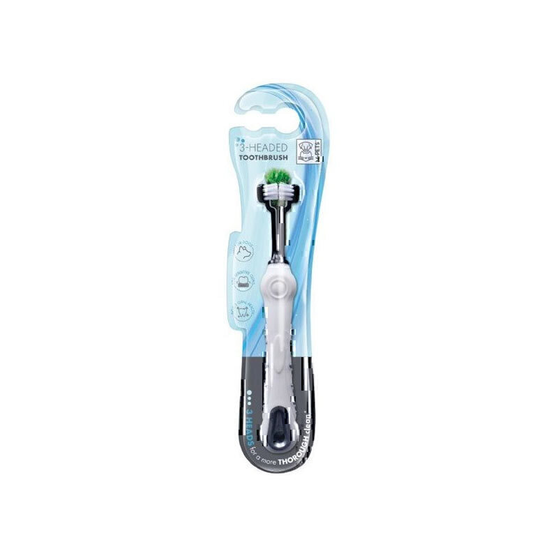 مسواک سه طرفه سگ و گربه ام پت M-Pets 3-Headed ToothBrush