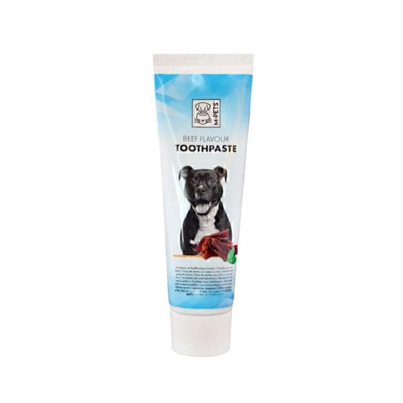 خمیر دندان سگ ام پت با طعم گوشت M-Pets Display For Toothpaste Beef Flavour