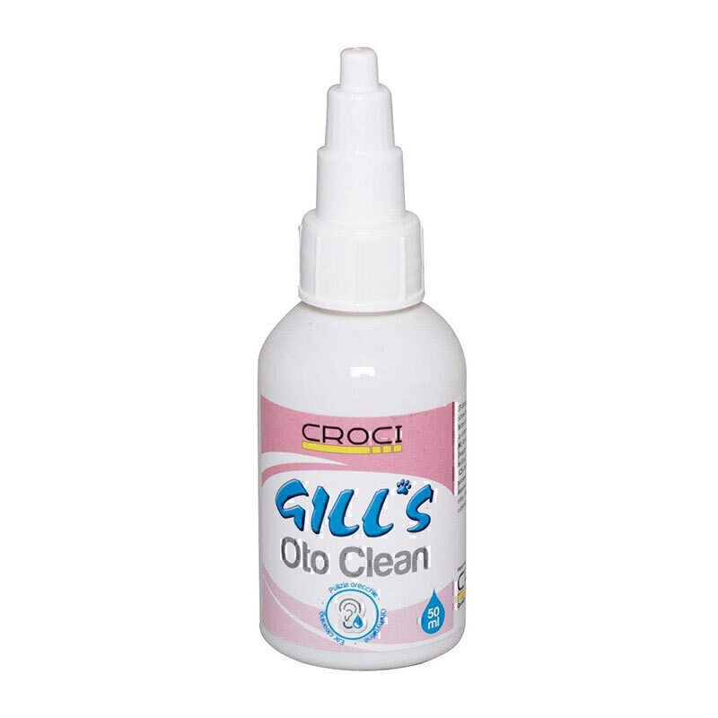 قطره گوش سگ و گربه کروچی مدل Gills Oto Clean حجم 50 میلی لیتر