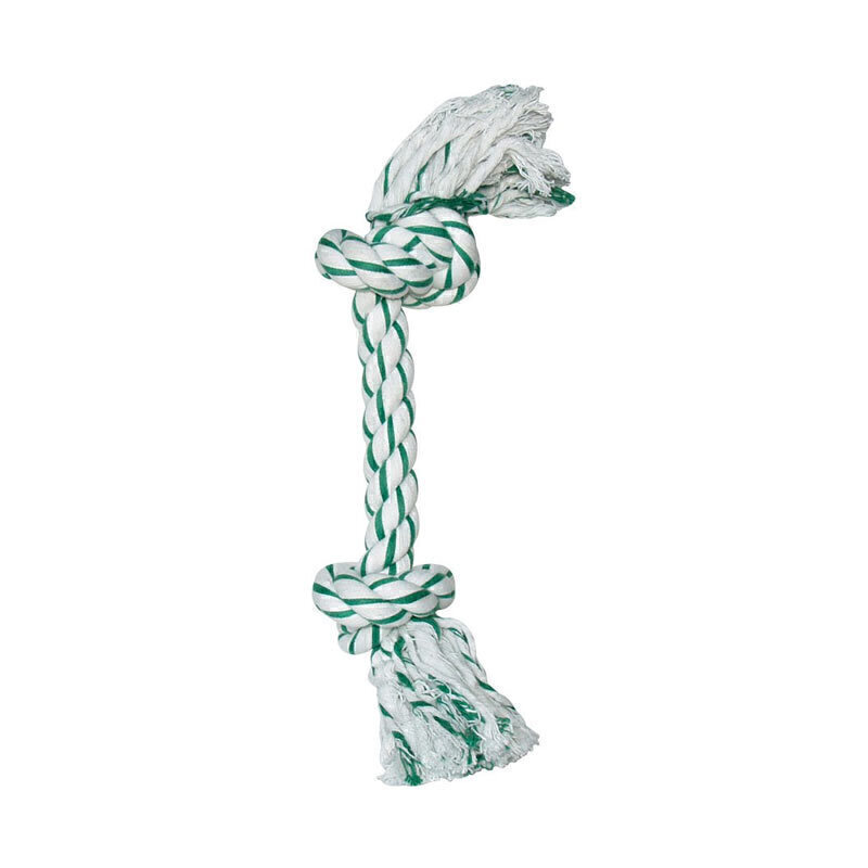 اسباب بازی استخوان طعم دار کنفی سگ هاگن Hagen Flavored Rope Bone طول 38 سانتی متر
