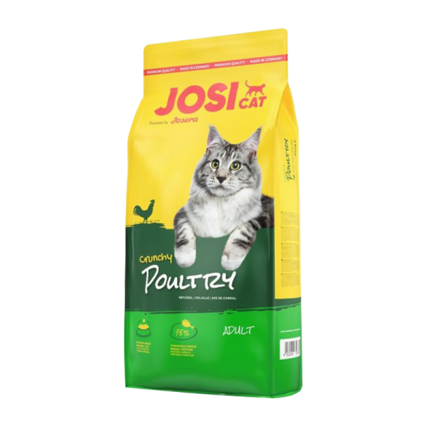 غذای خشک گربه جوسرا با طعم مرغ JosiCat Crunchy Poultry وزن 10 کیلوگرم