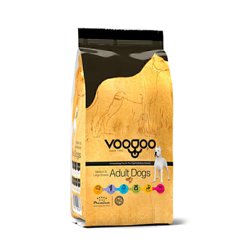غذای خشک سگ وودو VooDoo Medium & Large Adult وزن 10 کیلوگرم