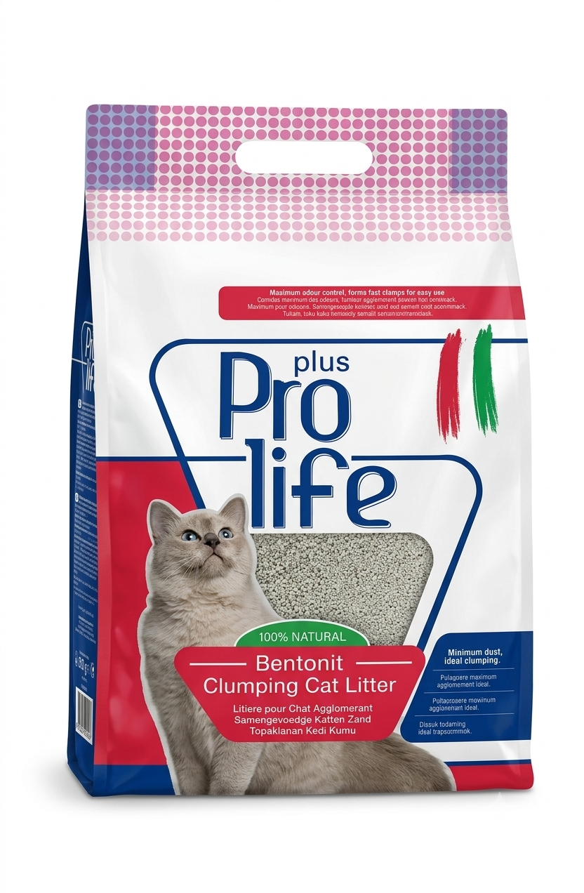 خاک گربه ساده پرولایف Pro Life وزن 10 کیلوگرم