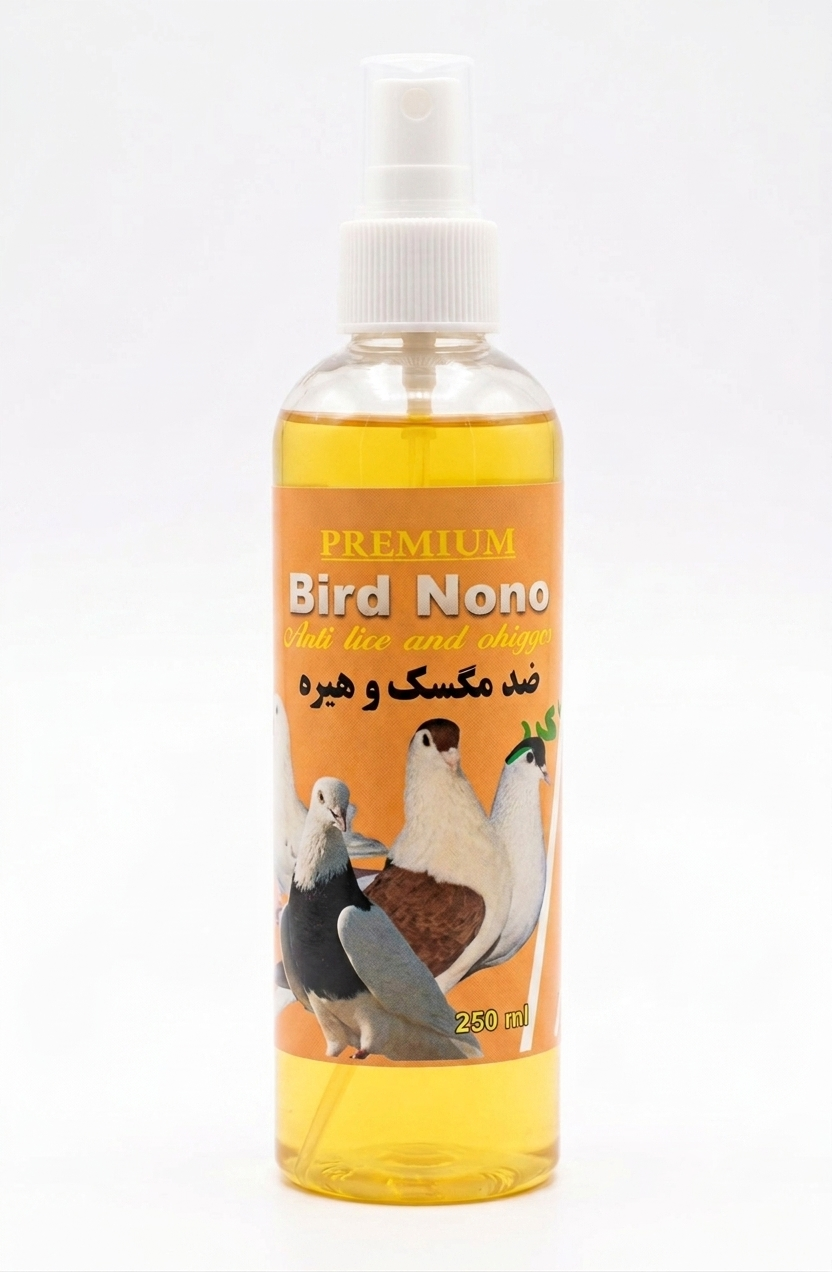 اسپری ضد انگل پرندگان مدل Bird Nono Anti lice And Ohiggct حجم 250 میلی لیتر
