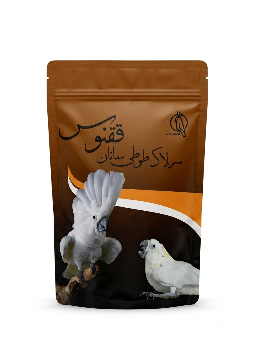 سرلاک جوجه طوطی سانان ققنوس وزن 250 گرم