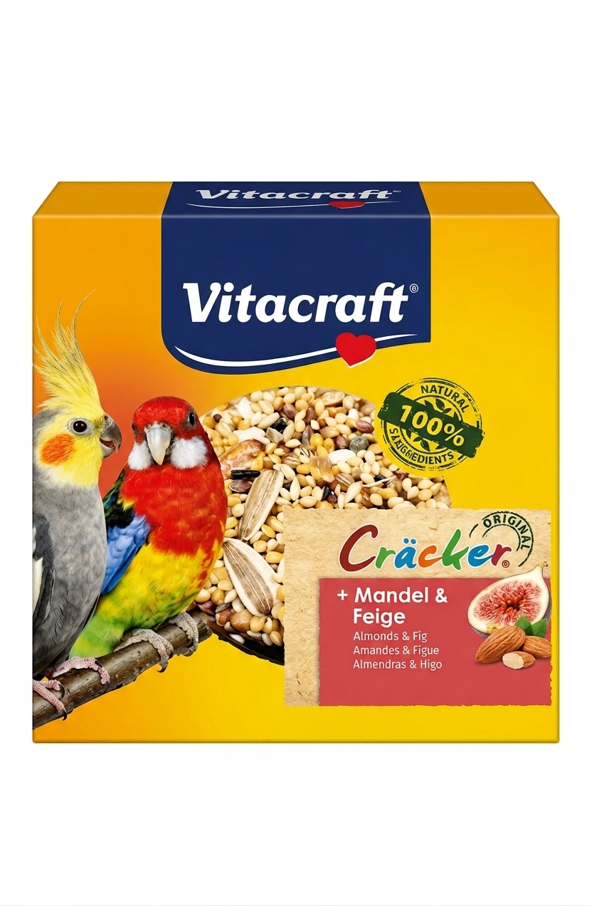 تشویقی پرنده استیک انجیر و بادام ویتاکرفت Witacraft وزن 50 گرم