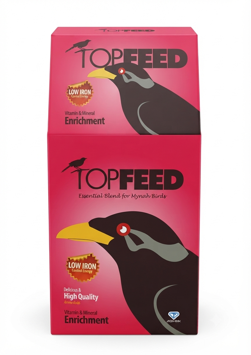 غذای خشک مرغ مینا تاپ فید مدل Mynah Top Feed وزن 1 کیلوگرم
