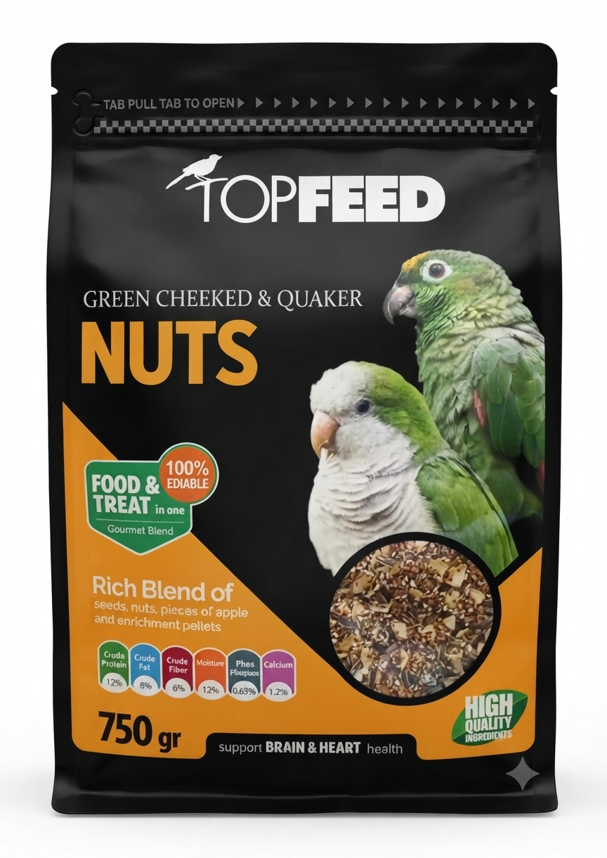 خوراک گرینچیک و کواکر تاپ فید Top Feed وزن 750 گرم