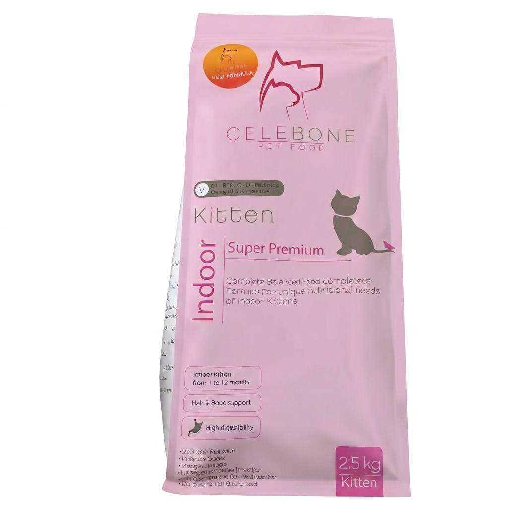 غذای خشک بچه گربه سلبن Celebone Kitten وزن 2.5 کیلوگرم
