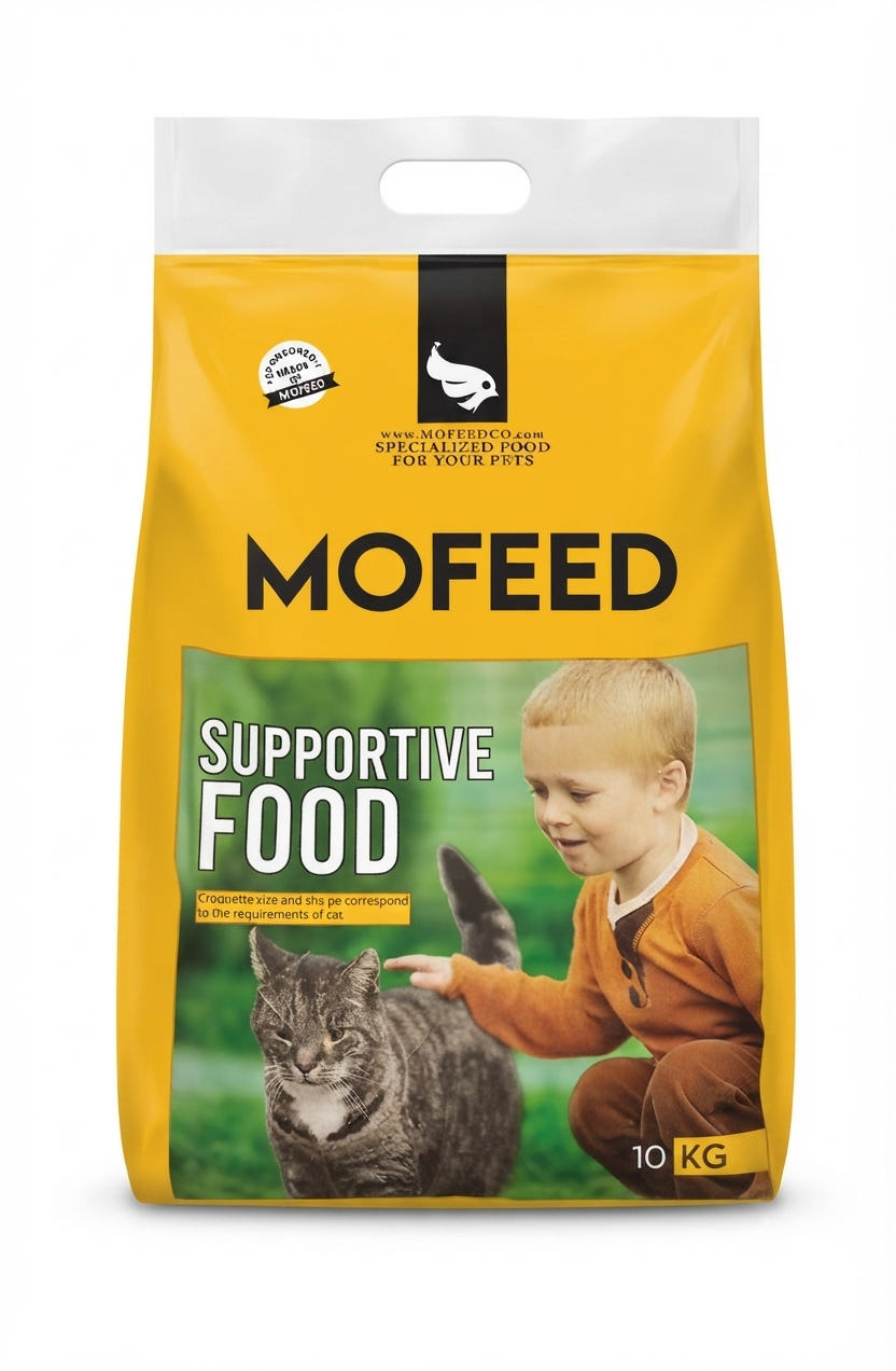 غذای خشک حمایتی گربه مفید Mofeed Supportive Cat Food وزن 10 کیلوگرم