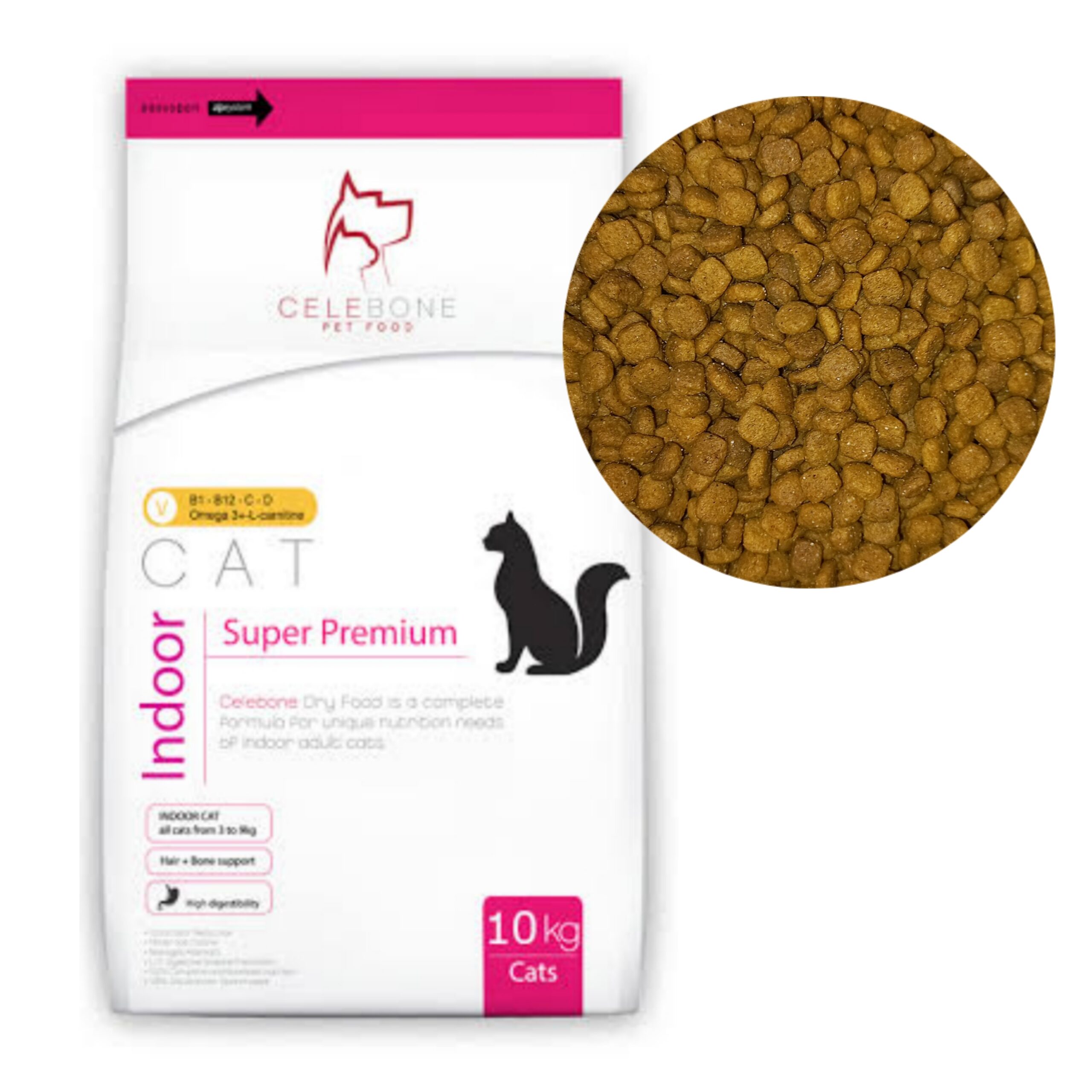 غذای خشک گربه بالغ سلبن Celebone Adult Cat وزن 1 کیلویی فله