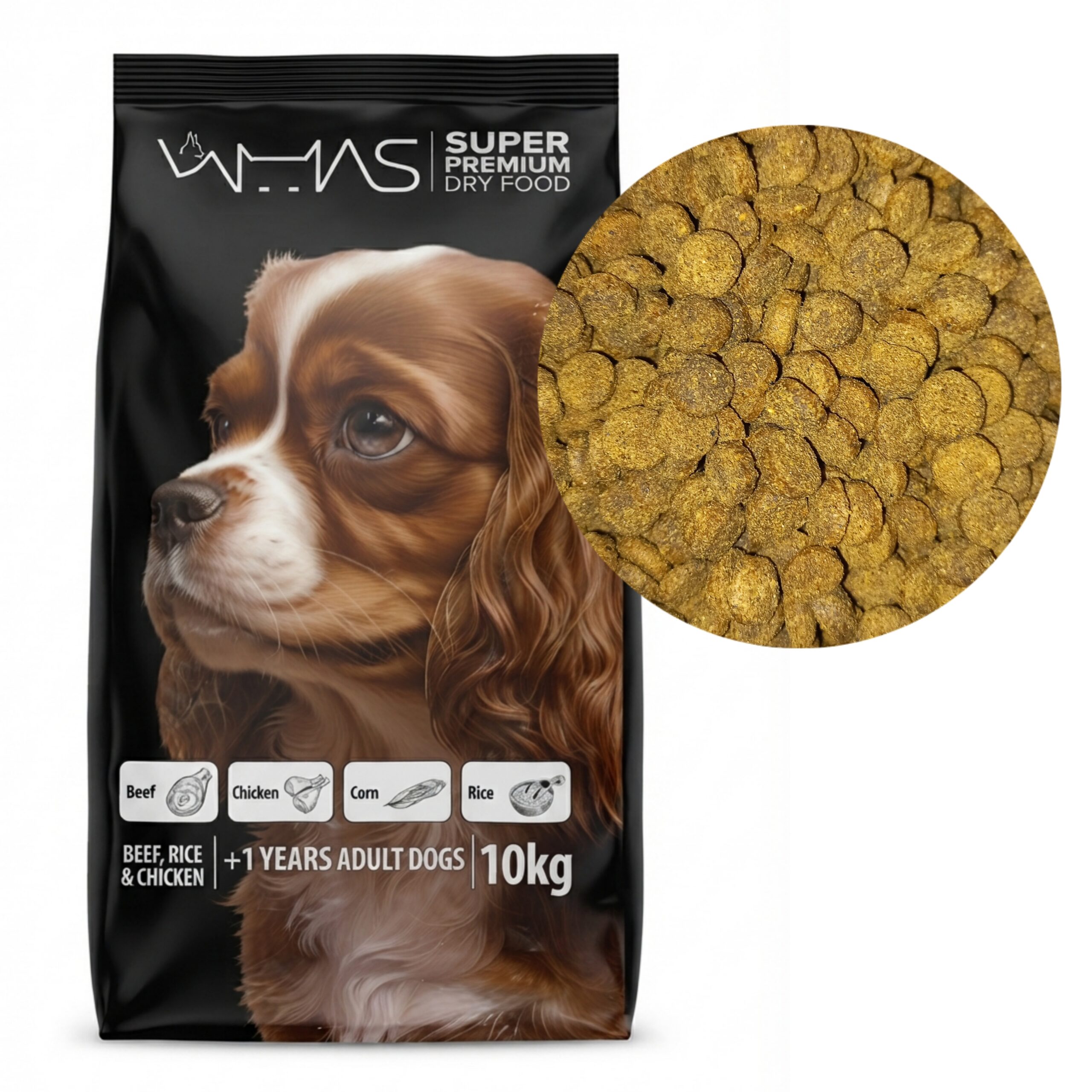 غذای خشک سگ بالغ نژاد کوچک راماس سوپر پرمیوم Ramas Small & Mini Adult Dog Food وزن 1 کیلویی فله