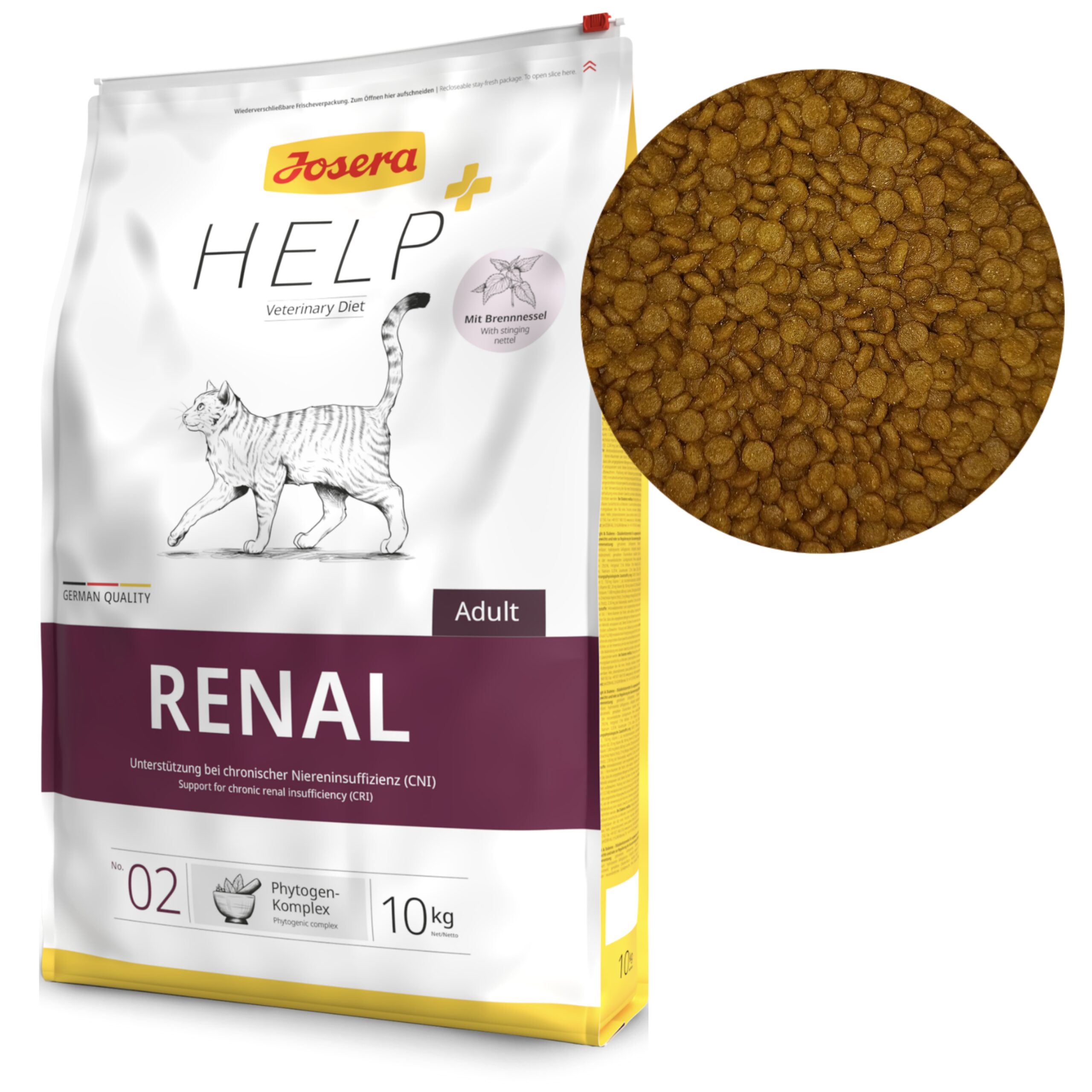 غذای خشک درمانی کلیوی گربه جوسرا Josera Help Renal وزن 1 کیلویی فله